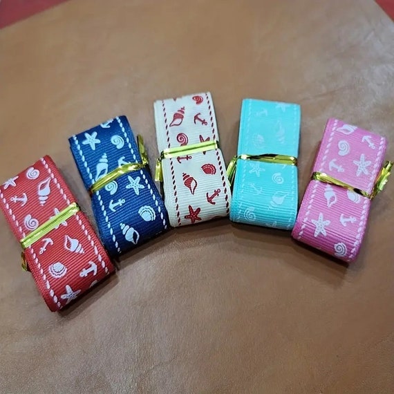 25mm Wide Thread Ribbon Decoration Tape Ocean