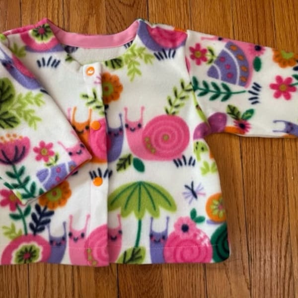 Fleece Baby Jacket / Cardigan