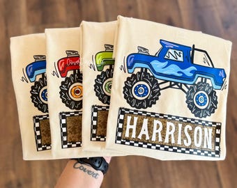 Camiseta de manga corta personalizada de Monster Truck