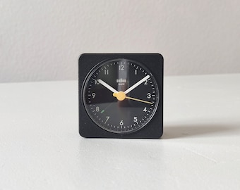 NOS 90s tiny BRAUN Alarm Clock 3855 AB 1A Bauhaus Dietrich Lubs Germany Vintage | Modernist 80s Y2k Rams Minimalism Midcentury 1980s 1990s 1