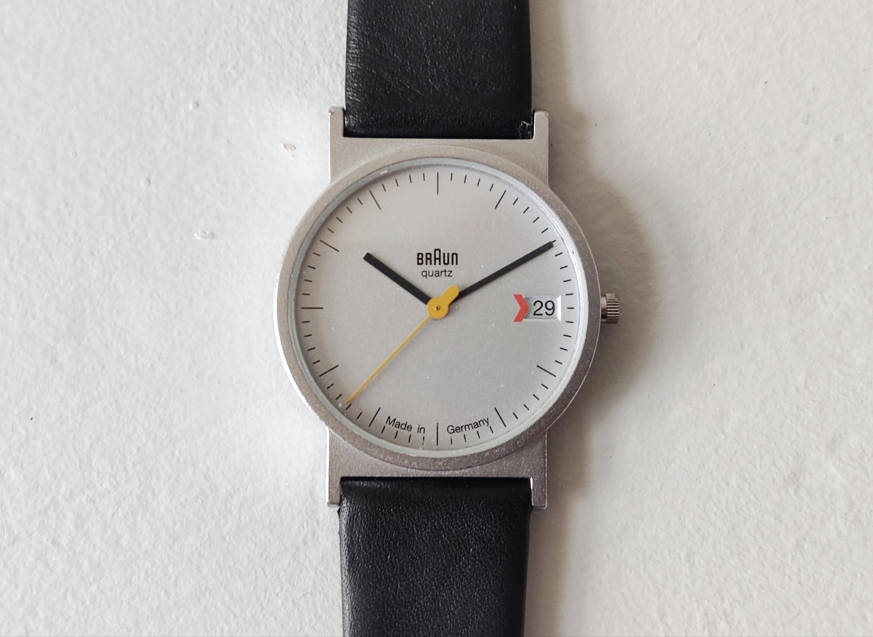 True Vintage 90s BRAUN Quartz Wrist Watch 3802 AW 20 Lubs