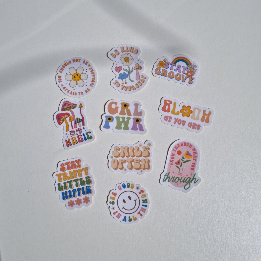 80s and 90s Stickers 25 Fun Flashback Stickers, 90's Aesthetic