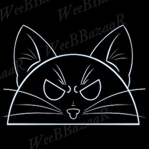 Angry Cat! PNG digital file - Instant Download