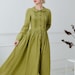 see more listings in the Linen Victorian Dress section