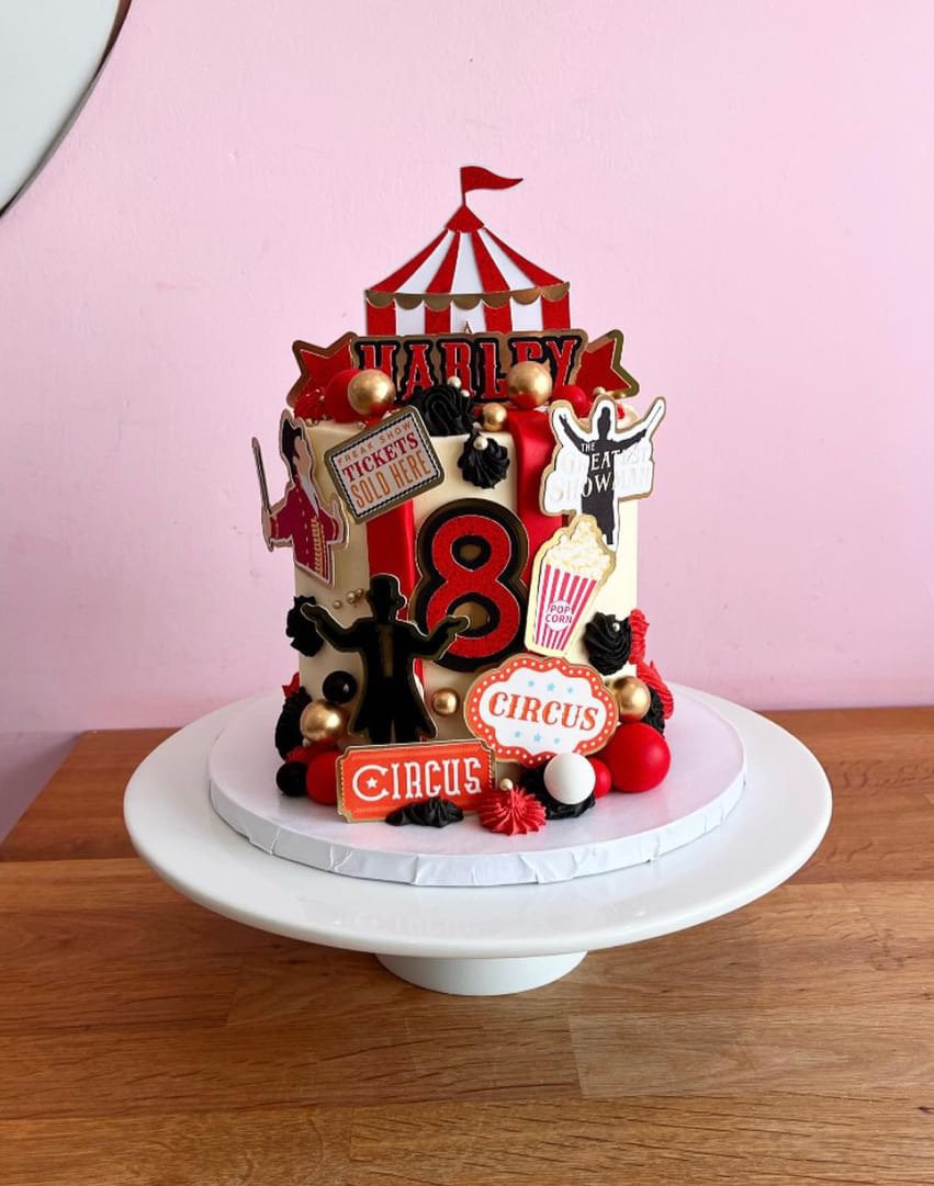 CAKE TOPPER CIRCO Cupcake Topper,Decorazioni Per Torte A Tema