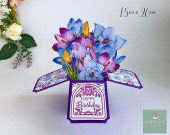 Crocus Enclosure Card Crocus Enclosure Card