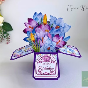 Crocus Enclosure Card Crocus Enclosure Card