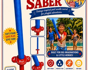 Splash Saber: Pool Noodle Foam Sword
