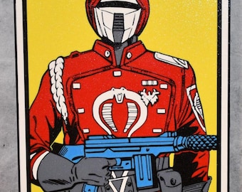 1980's Red Snake Guardsman