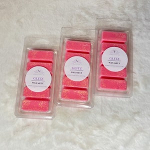 Glitz Wax Melt Snap Bar | Highly Scented | Candle Melts | Gift Ideas | Handmade | Soy Wax Blend | Home Decor | Home Fragrance | Home Staging