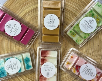 BUNDLE - 6pk Snap Bar Wax Melts  | Highly Scented | Candle Melts | Gift Ideas | Handmade | Soy Wax Blend | Home Decor | Home Fragrance