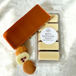 MO’s Pudding Wax Melt Snap Bar | Highly Scented | Candle Melts | Gift Ideas | Handmade | Soy Wax Blend | Home Decor | Home Fragrance