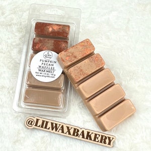 Pumpkin Pecan Waffles Snap Bar | Strong Candle Melts | Wax Melts | Gift Ideas | Handmade| Soy Wax Blend | Home Decor | Home Fragrance