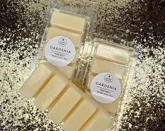 Gardenia Wax Melt Snap Bar | Highly Scented | Candle Melts | Gift Ideas | Handmade | Soy Wax Blend | Home Decor | Home Fragrance