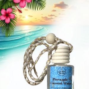 Pineapple Coconut Water | Hanging Car Diffuser | Car Freshener | Air Freshener