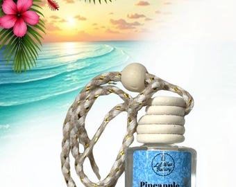 Pineapple Coconut Water | Hanging Car Diffuser | Car Freshener | Air Freshener
