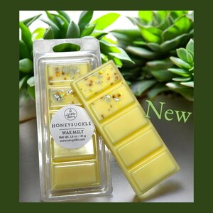 Honeysuckle Wax Melt Snap Bar | Highly Scented| Candle Melts | Gift Ideas | Handmade | Soy Wax Blend | Home Decor | Home Fragrance