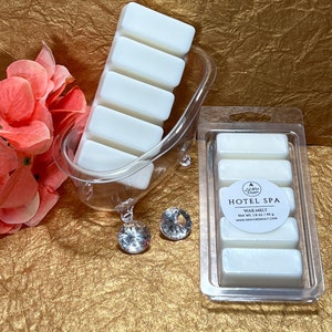 Hotel Spa Wax Melt Snap Bar | Highly Scented | Candle Melts | Gift Ideas | Handmade | Soy Wax Blend | Home Decor | Home Fragrance