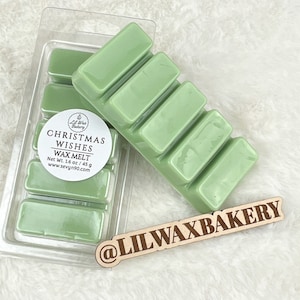 Christmas Wishes Wax Melt Snap Bar | Highly Scented| Candle Melts | Gift Ideas | Handmade | Soy Wax Blend | Home Decor | Home Fragrance