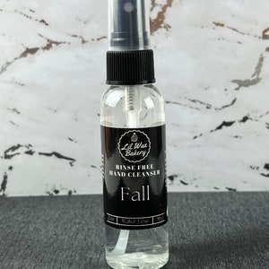 Fall | Waterless | Rinse Free Hand Cleanser | On The Go Hand Cleanser |  Stocking Stuffer | Gift Ideas |