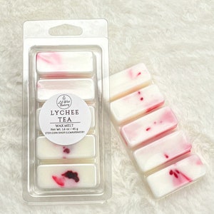 Lychee Tea Wax Melt Snap Bar | Highly Scented| Candle Melts | Gift Ideas | Handmade | Soy Wax Blend | Home Decor | Home Fragrance