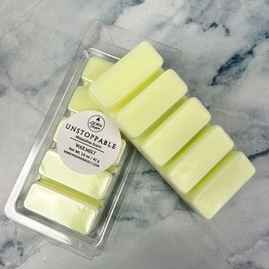 Unstoppable (M) Wax Melt Snap Bar | Highly Scented | Candle Melts | Gift Ideas | Handmade | Soy Wax Blend | Home Decor | Home Fragrance