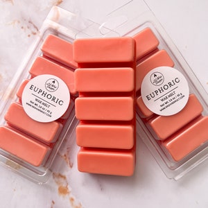 Euphoric Wax Melt Snap Bar | Highly Scented | Candle Melts | Gift Ideas | Handmade | Soy Wax Blend | Home Decor | Home Fragrance