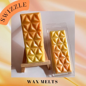 Swizzle Wax Melt Snap Bar | Highly Scented | Candle Melts | Gift Ideas | Handmade | Soy Wax Blend | Home Decor | Home Fragrance