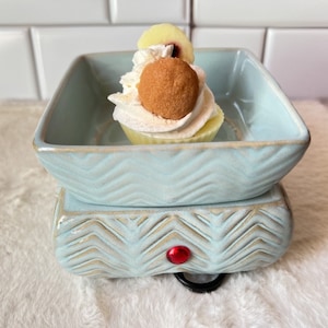 Chevron | 2-in-1 | Electric Wax Warmer | Candle Warmer | Scented Wax Melts | Soy Wax Melts | Home Décor | Electric Warmer