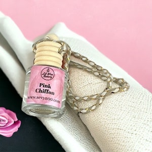 Pink Chiffon | Hanging Car Diffuser | Car Freshener | Air Freshener