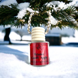Winter Candy Apple | Hanging Car Diffuser | Car Freshener | Air Freshener