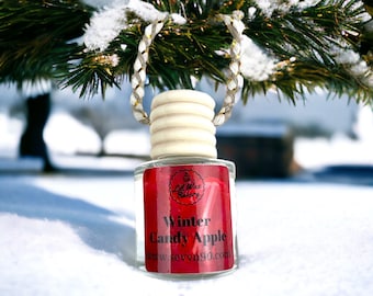 Winter Candy Apple | Hanging Car Diffuser | Car Freshener | Air Freshener