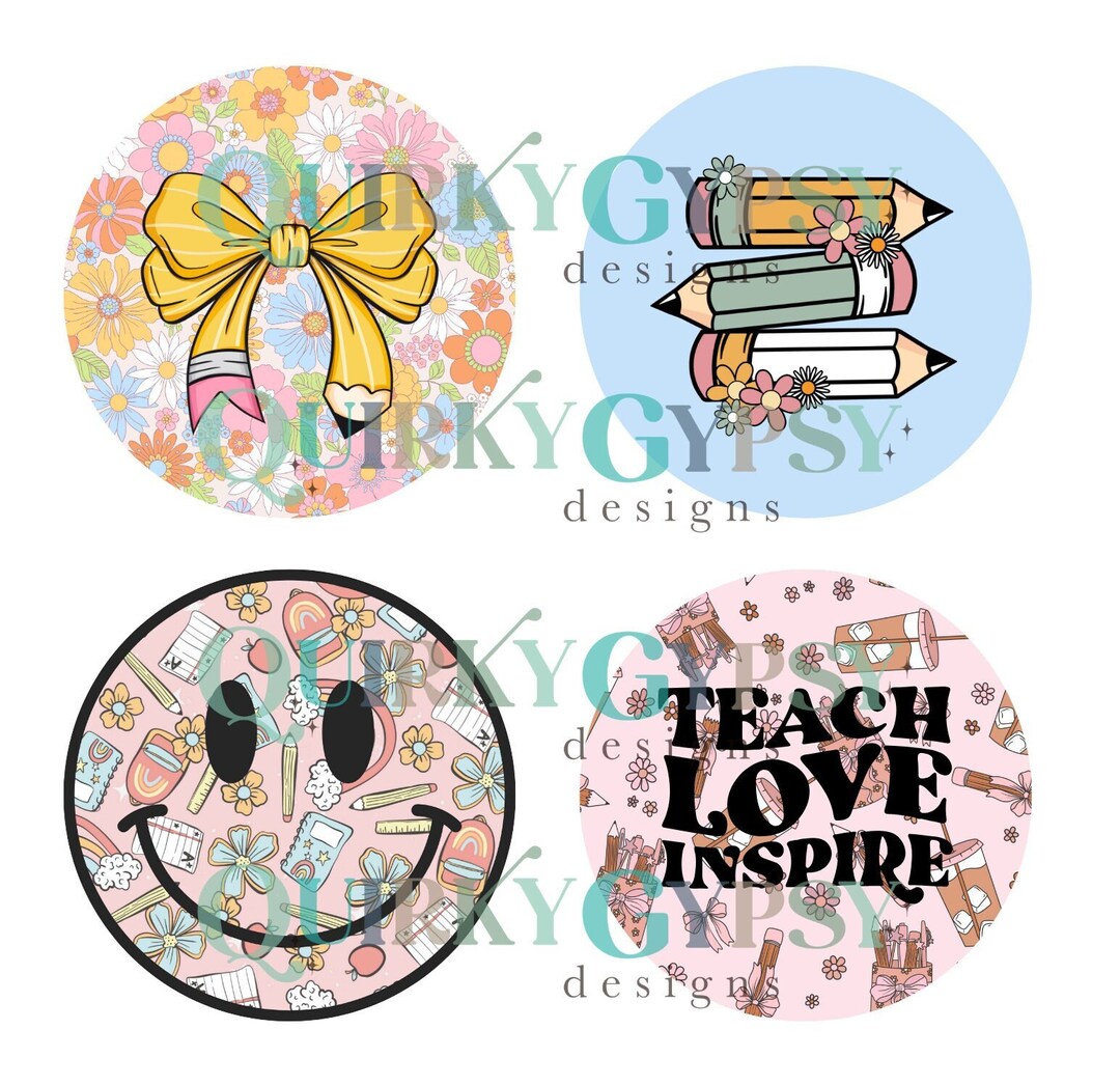 Teacher School Freshie Rounds PNG Digital Download - Etsy