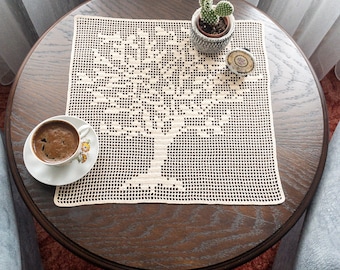 Lace Tablecloth, Handmade Crochet Runner For Your Loved Ones, Perfect Birthday Gift Idea, You Can Use it on Table or On Wall Custom Lace