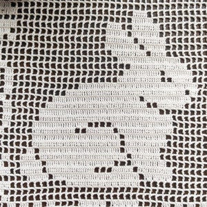 Filet Crochet Rabbits for Easter Day Gift Idea, READY to SHIP Within ...
