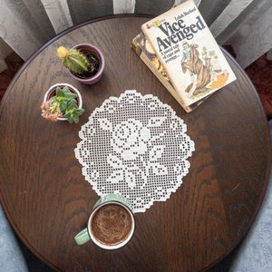 Hand Crochet Lace Coaster, Good Gift Idea For Mothers Day And Easter, Customizde Flower Pattern, 1 Pcs is READY To SHIP, Want More Write Me