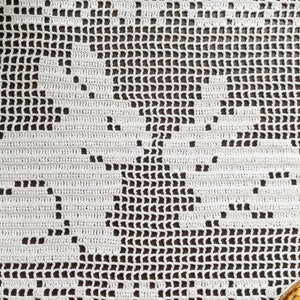 Filet Crochet Rabbits for Easter Day Gift Idea, READY to SHIP Within ...