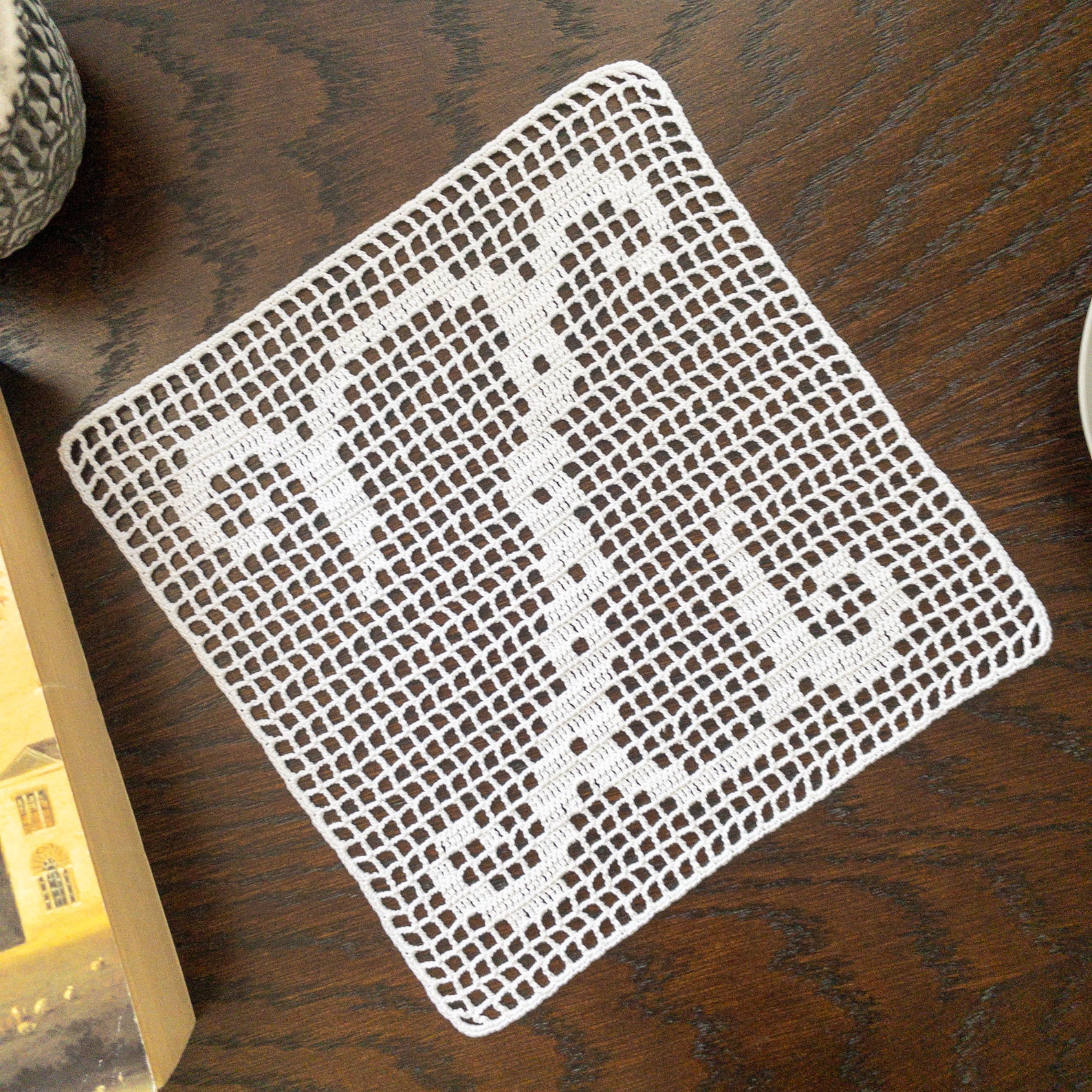 PDF Personalized Crochet Filet Letters, Lace Customized Special Do It ...
