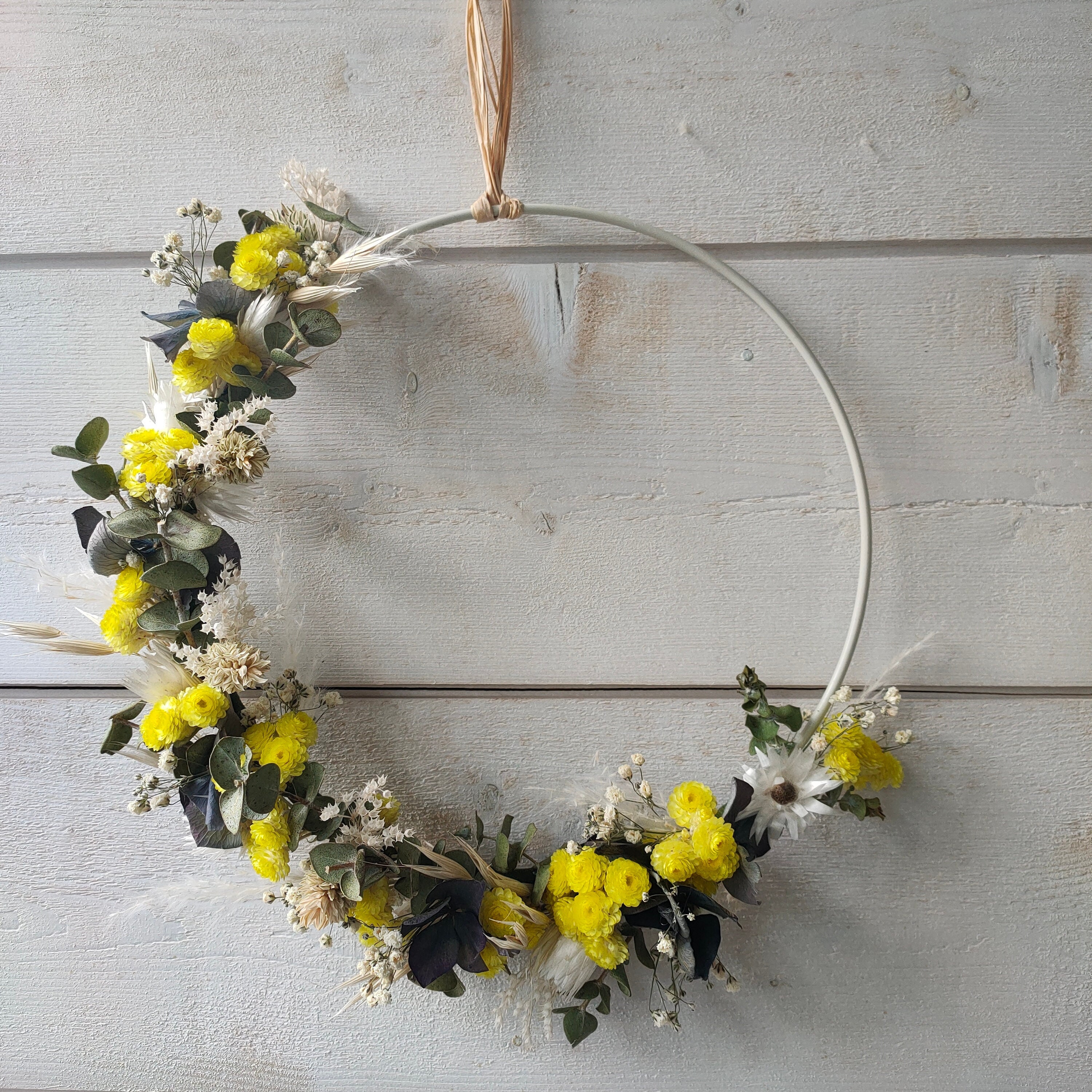 Couronne de Fleurs Séchées 20 cm