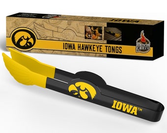 Iowa Hawkeye Kitchen Tongs, Salad Tongs,  Barbecue Tongs, Grill Tongs, Best Tongs, Tongs Accessories, Charcoal Tongs, Best Grill Tongs