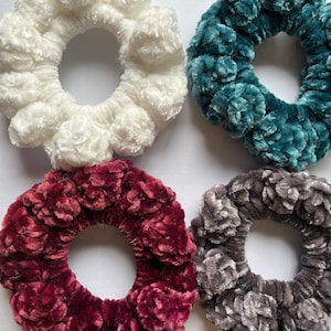 Samt Gehäkelte Haarspange Scrunchie