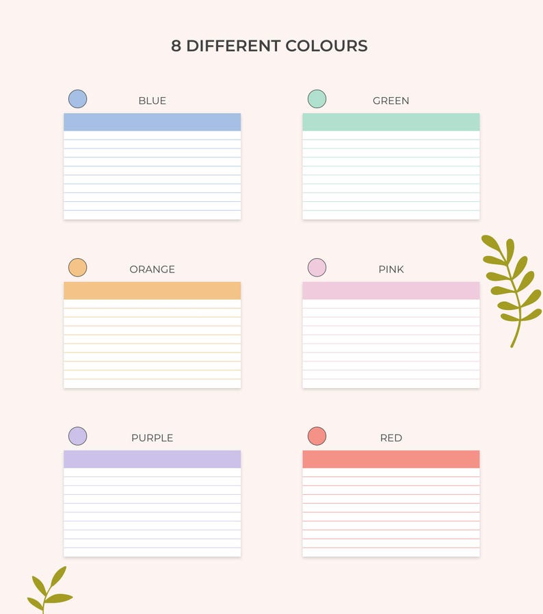 Digital Notecards for Studying | Index Cards | Study Cards | Goodnotes ...