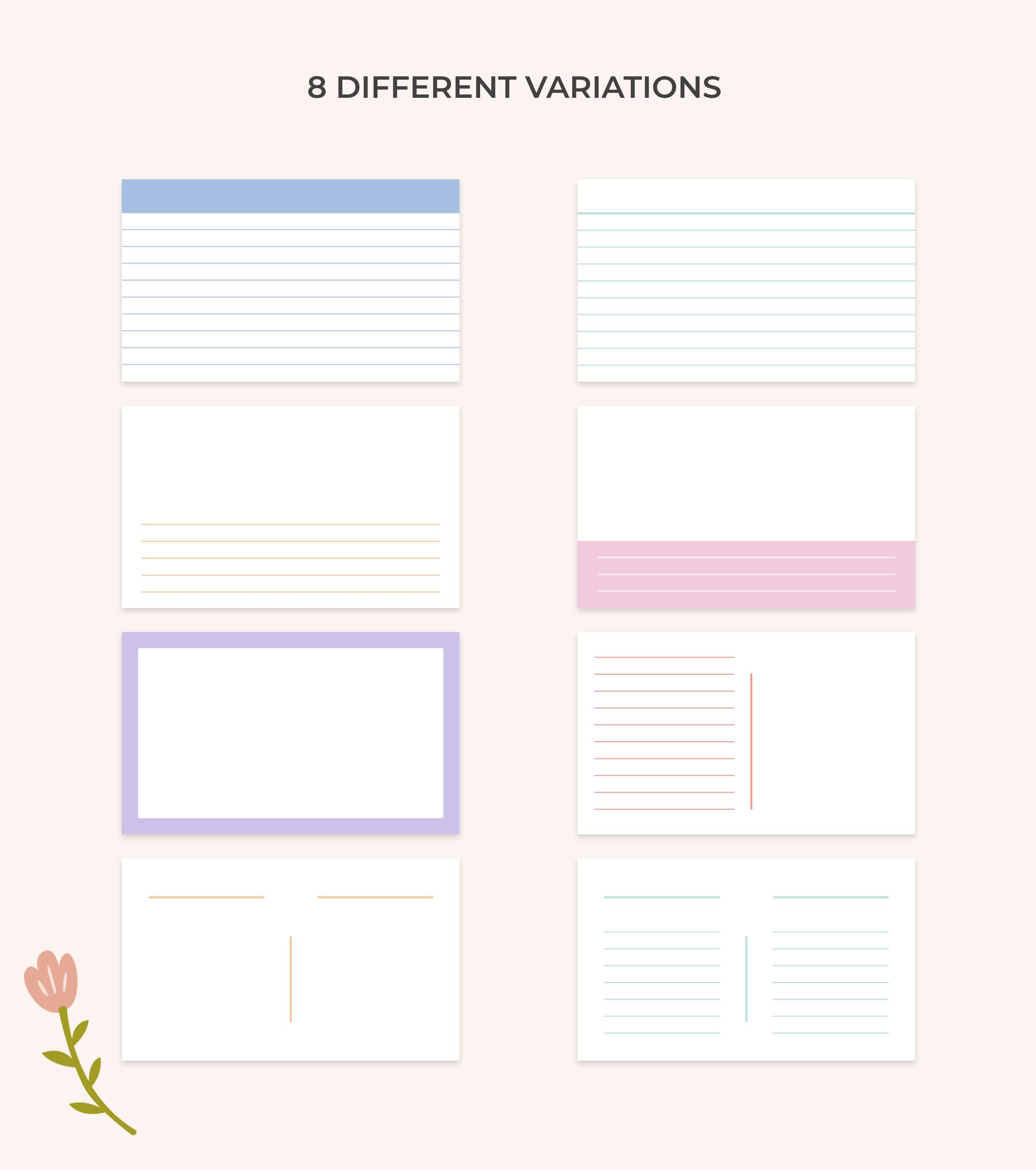 Digital Notecards for Studying | Index Cards | Study Cards | Goodnotes ...