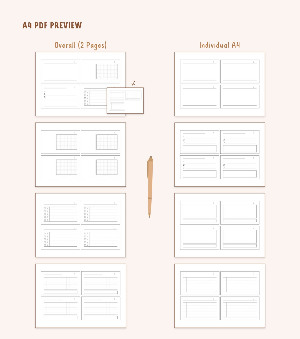 Printable & Digital Notecards for Studying Study Note Etsy