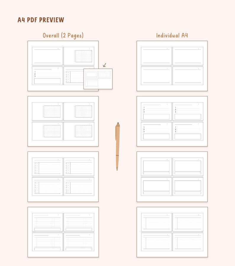 Printable & Digital Notecards for Studying Study Note Etsy