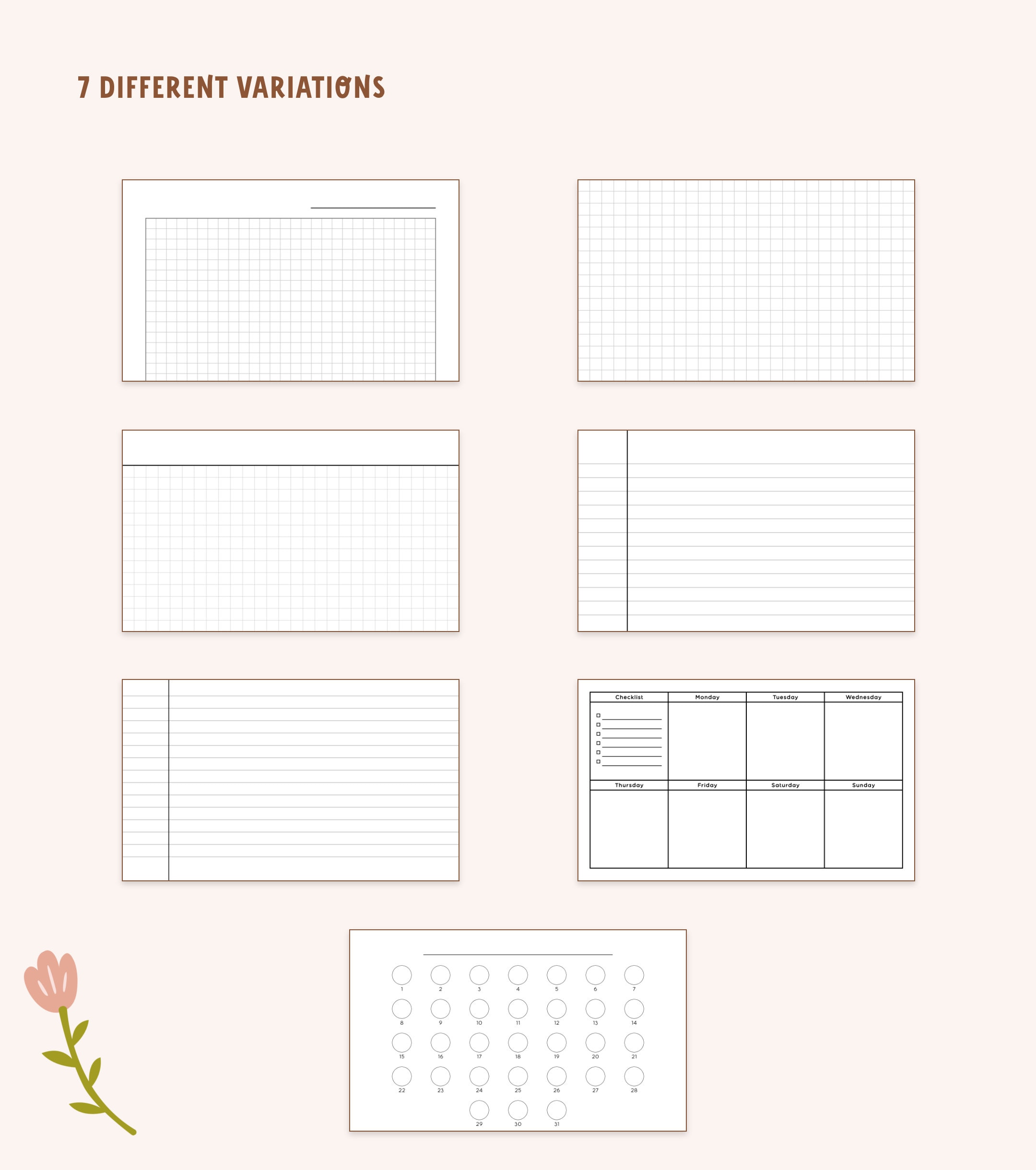 Printable & Digital Notecards for Studying Index Cards Etsy