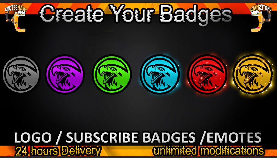 Hawk Emotes Hawk Twitch Sub Badges, Hawk Twitch Emotes/ Hawk Badges for Streamers ...