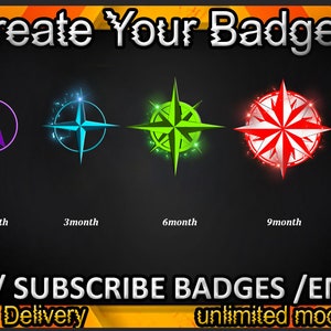 Compass Twitch Sub Badges, Compass Twitch Emotes/ Compass Badges for ...