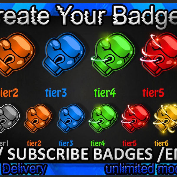 Boxing Twitch Emotes Etsy