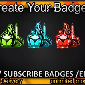 Knight  Twitch sub badges / Knight  Twitch emotes / Knight  badges for streamers / Knight  Subscriber Badges